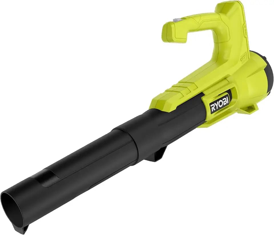 RYOBI 18 V ONE+ Akku-Laubgebläse RY18BLA-0 (Luftgeschwindigkeit 145 km/h, Luftvolumen 7,1 m³/min, ohne Akku und Ladegerät)