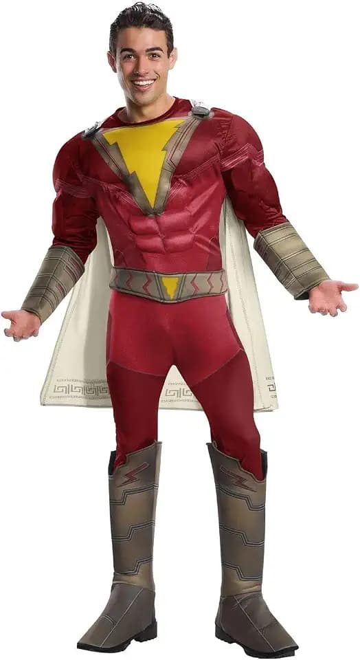 Rubies Men's Shazam Adult Deluxe Shazam Costume