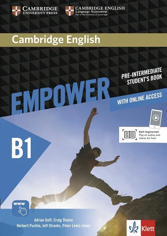 Cambridge English Empower B1: Student’s Book + assessment package, personalised practice, online workbook & online teacher support