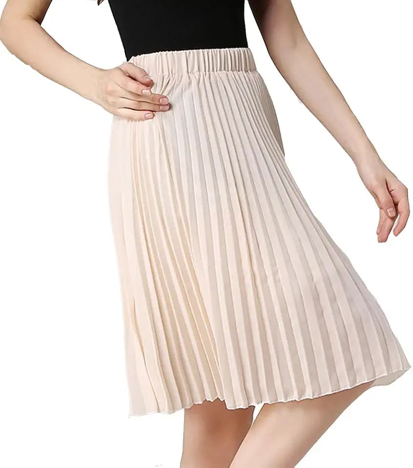 Women's Pleated Skirt One Size (26-39 Inch Waist)