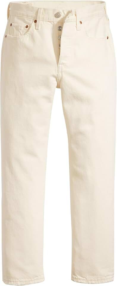 Levi's Damen Jeanshose 501 Crop High Rise, Straight Fit