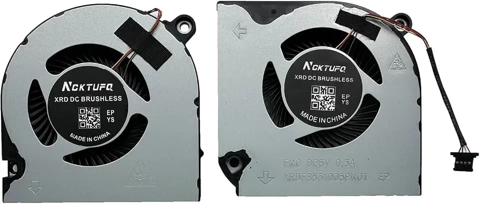Replacement New CPU+GPU Cooling Fan for Acer Nitro 5 Gaming Laptop AN515-54-5812 AN515-54-728C AN515-54 AN515-43 N18C3 Aspire 7 A715-41G A715-42G A715-74G A715-75G Series FL78 FL1K 5V Fan