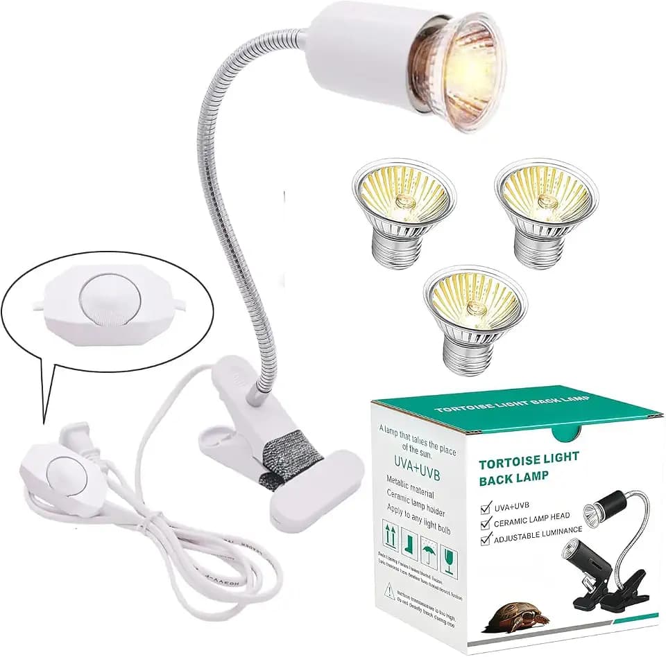yanhe wärmelampe terrarium schildkröten, Reptilien-Heizlampe E27 uv lampe schildkröte, Hot-Spot-Lampe für Reptilien, Aquarium für Reptilien 50W Weiß