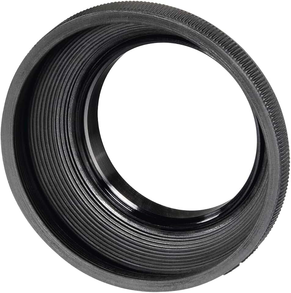 Hama Gegenlichtblende 67 mm (Gummi, faltbar, Universal Streulichtblende für Standard Objektive, mattierte Innenfläche, Filter Gewinde, Spiegelreflex, Systemkamera, Digitalkamera) schwarz