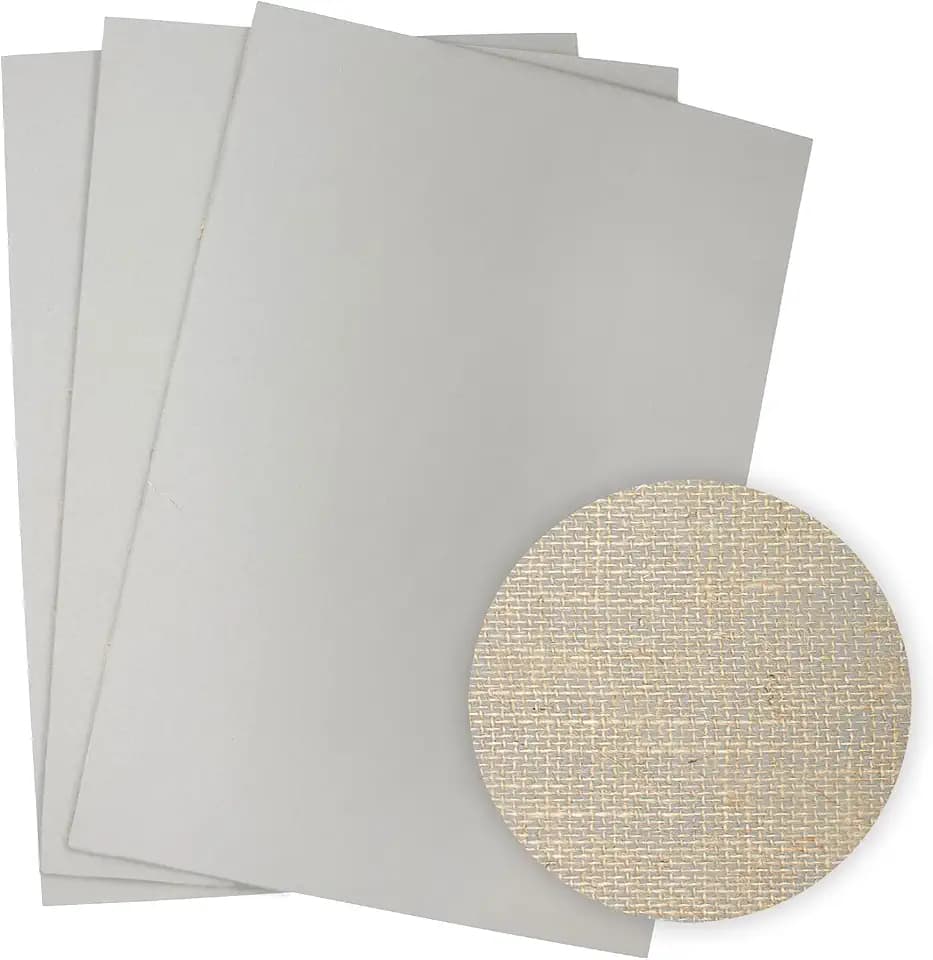 Artway Traditionelle Lino A4 Blätter - Ideal für Druckgrafik/Linoldruck - Packung mit 3 Blättern - Grau