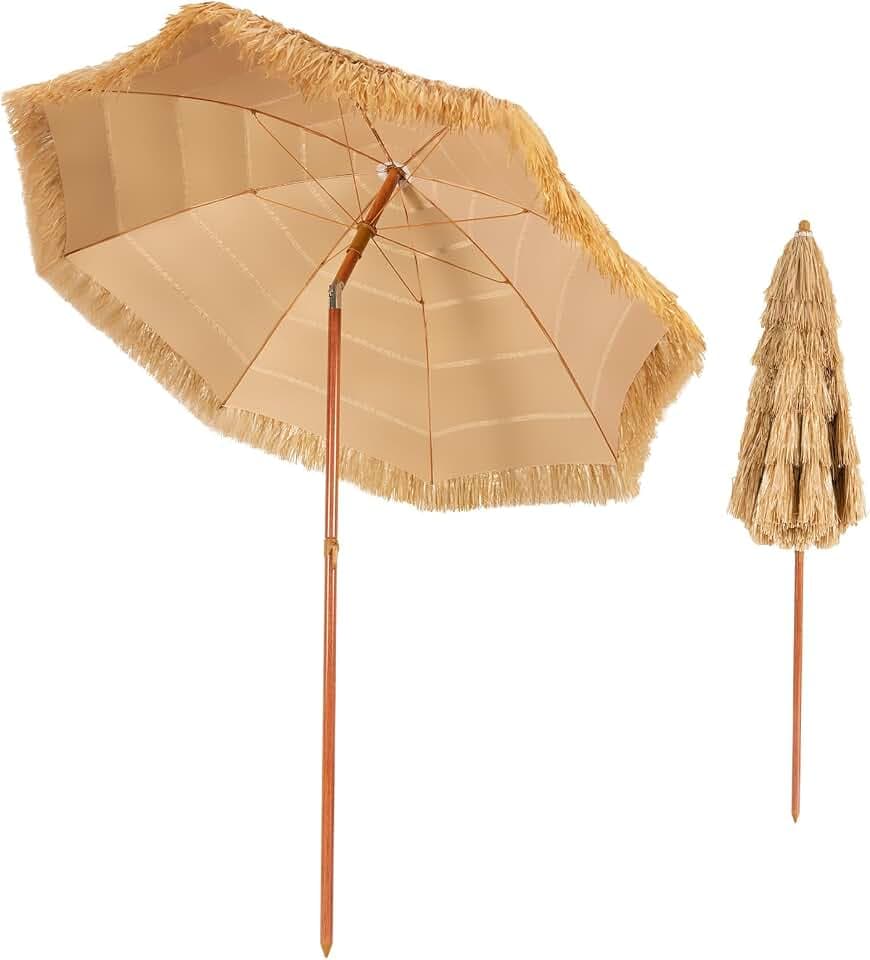 FANTASK Sonnenschirm Hawaii 175 cm, 30° Knickbar