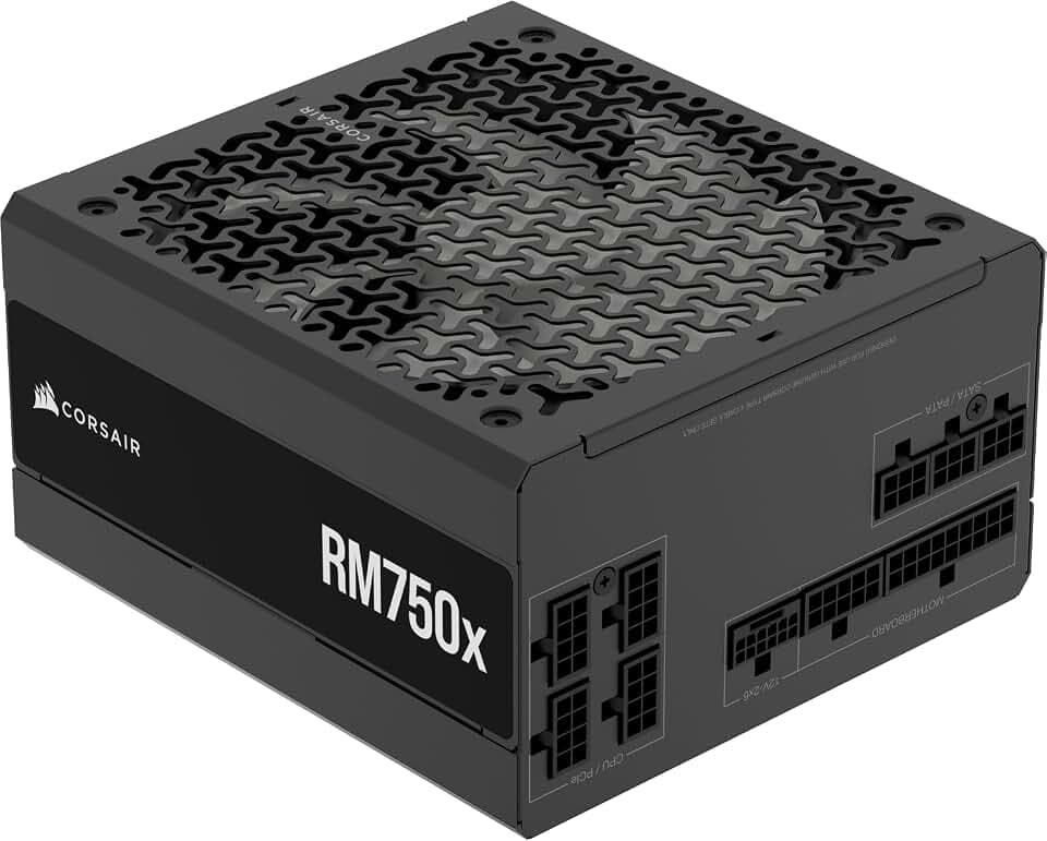 CORSAIR RM750x ATX 3.1 PCIe 5.1 750W Power Supply – Black