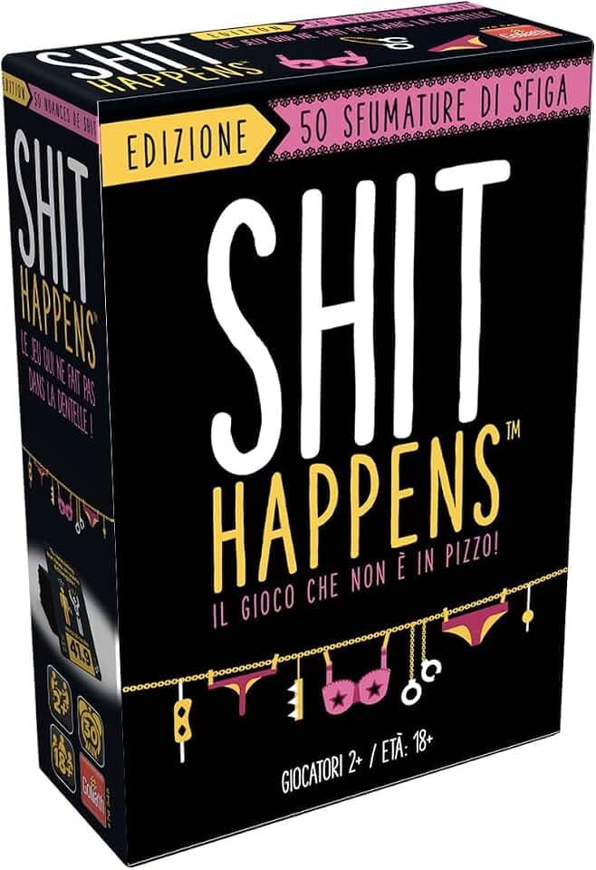Goliath Shit Happens 50 Sfumature Di Sfiga (Italienisch Version), Kartenspiel ab 18 Jahren