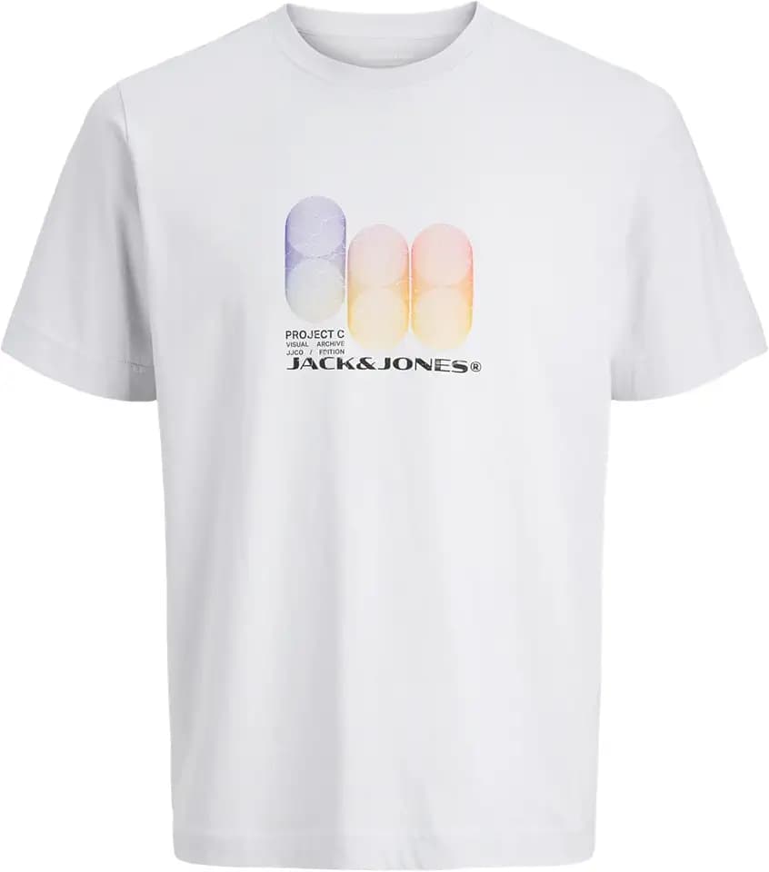 JACK & JONES Herren Jcocalma Tee Ss Crew Neck FST