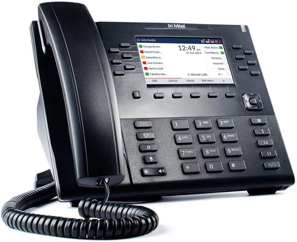Mitel Networks 80C00003AAA-A 6869 SIP Phone - Voip Phone - SIP, Rtcp, RTP, Srtp - 24 Lines