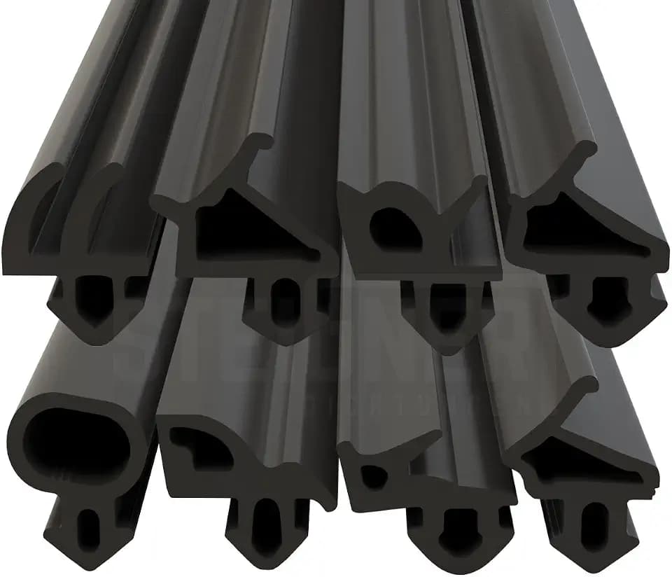 STEIGNER Fensterdichtung Gummidichtung Profildichtung aus TPE, 1m, SFD12