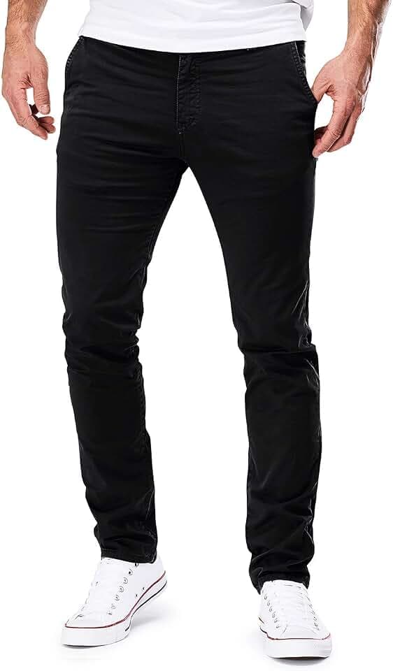 MERISH Chino Herren Slim fit Chinohose Stretch Designer Hose Neu 401