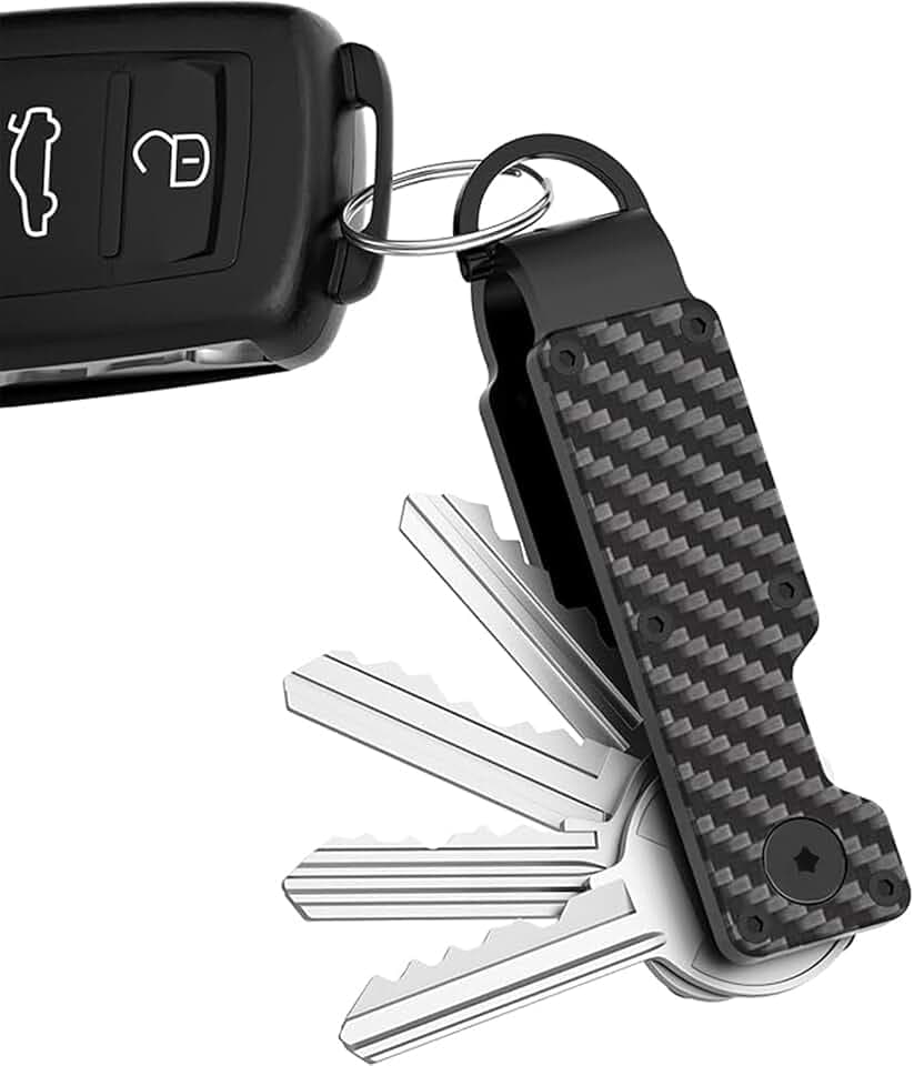 Key Organizer, Schlüssel Organizer, Metallische Schlüsselbox, Schlüsselanhänger, Kompakter Schlüsselhalter aus Metall, Zur Aufbewahrung, für Herren und Damen