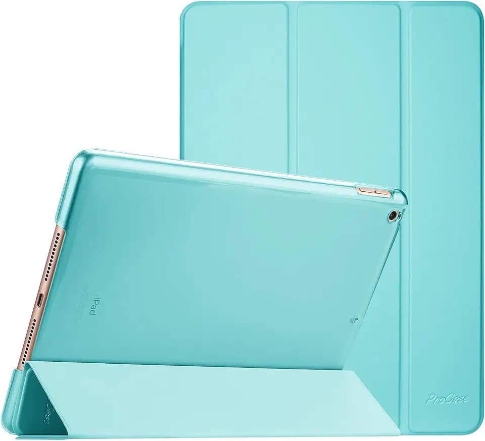 ProCase for iPad 9th/ 8th/ 7th Generation Case 10.2 Inch, Aqua
