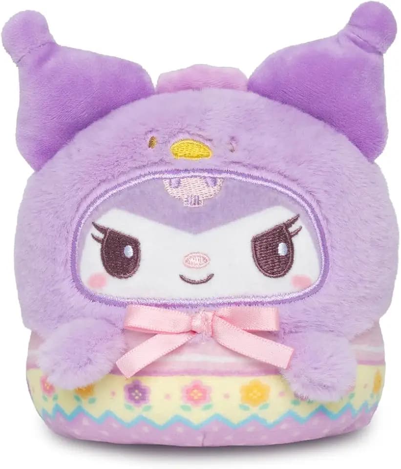 TeeTurtle Reversible Sanrio Kuromi Easter Egg 4 Inch Flip Plushie