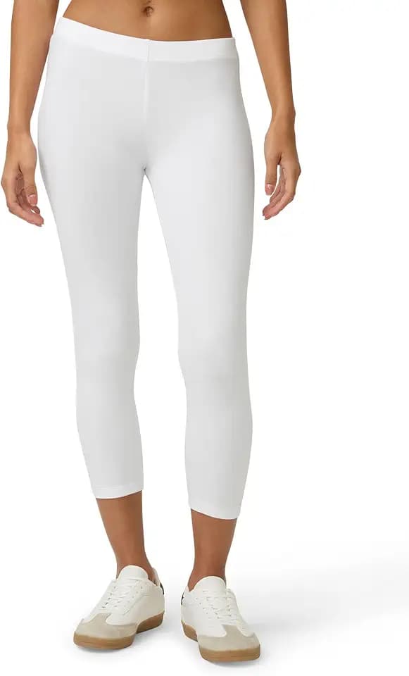 no nonsense Soft Cotton Capri Leggings for Women, Women Capri Pants