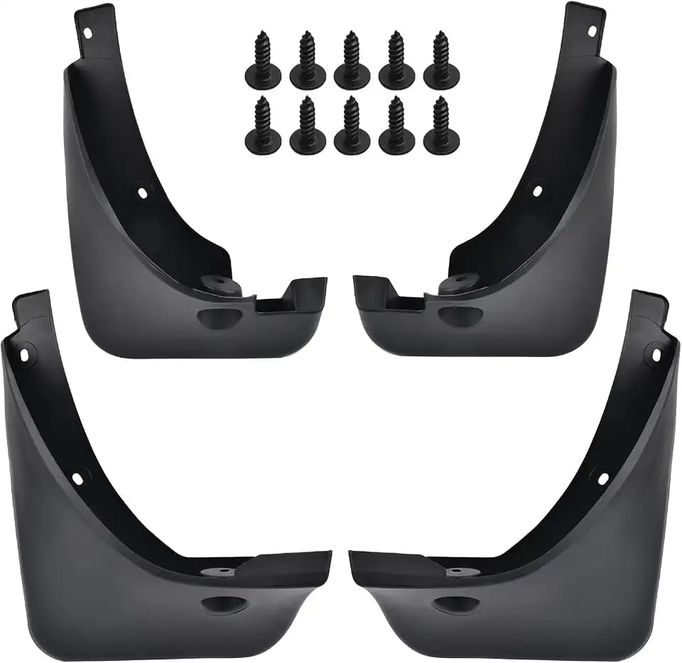 SPEEDWOW Mud Flaps Splash Guards Fit for 2006-2012 Toyota RAV4(Without Fender Flares),Front and Rear 4 Piece/Set