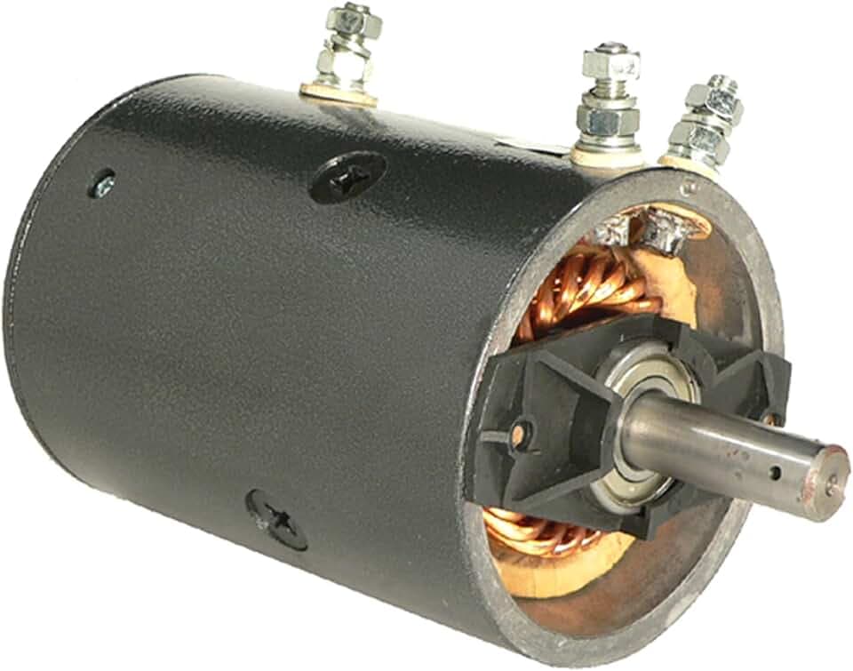DB Electrical 430-20017 Pump Motor for Warn Keyed Shaft Heavy Duty 8274 46-2262, MBJ4401, MBJ4401S / Warn 7536 W-8941