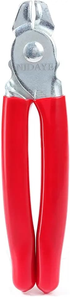 Straight Hog Ring Pliers Kit – Auto Upholstery Installation Tool for Bungee/Shock Cords/Animal Pet Cages/Bagging/Traps/Sausage Casing/Meat bags/Fencing/Railing by NIDAYE (Rings Not Included)
