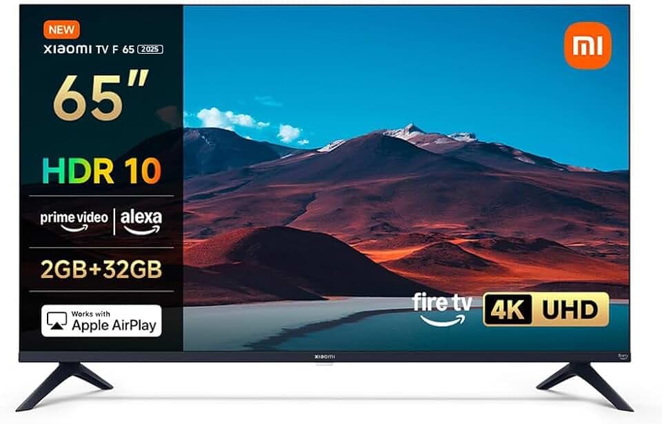 Xiaomi TV F 65 Zoll 2025, 4K UHD, Smart TV, Fire OS8, HDR10, L65MB-FAEU