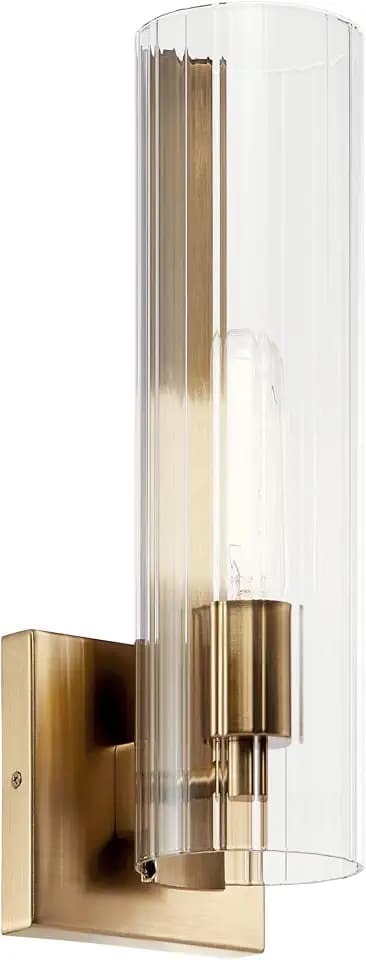 Kichler Jemsa 14" 1-Light Wall Sconce Light, Champagne Bronze