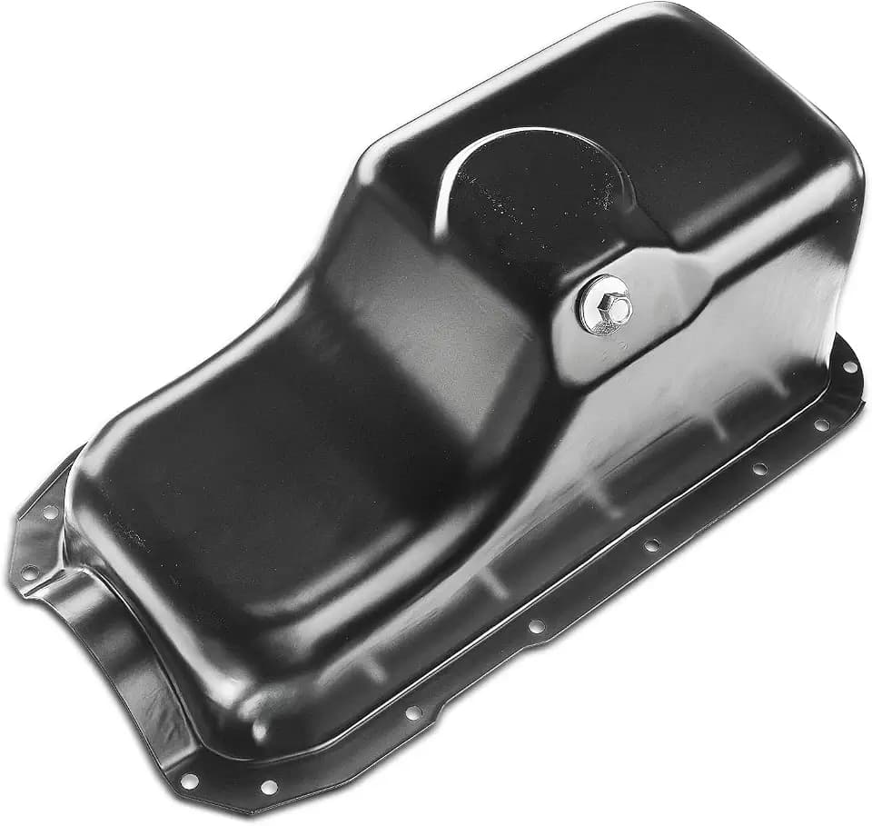 A-Premium Engine Oil Pan Sump with Drain Plug Compatible with Ford, Mercury