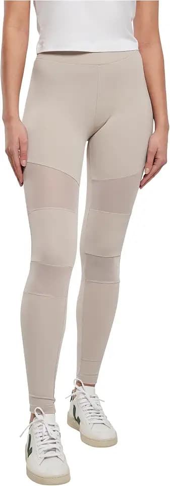 Urban Classics Ladies Tech Mesh Leggings Frauen Leggings schwarz Basics, Casual Wear, Streetwear