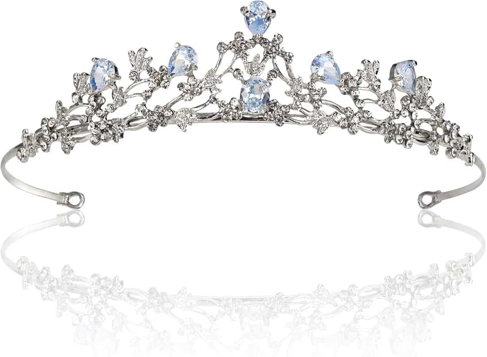 Hochzeit Braut Tiara Diadem, Kristall Krone Tiara Mädchen Damen Diadem