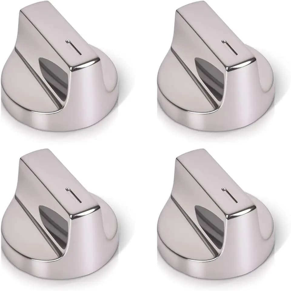 W11517331 for Whirlpool Electric Range Knobs,Replace w10850027-40 knob W11117415 W11458840 Oven/Electric Range Knob, Compatible with Whirlpool WEC310S0LS1, WEE515S0LZ1, WEC310S0LS2, WEE515S0LS1(4pcs)