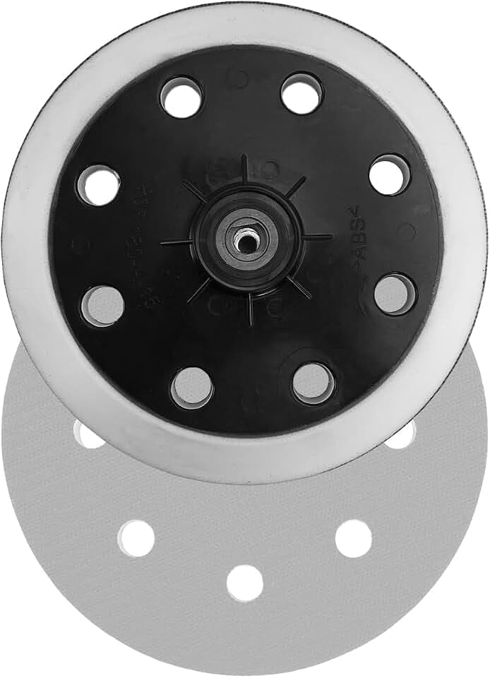 MAXXT Schleifpad 180mm – Profi-Schleifscheibe für Trockenbauschleifer, 8 Löcher, Rund