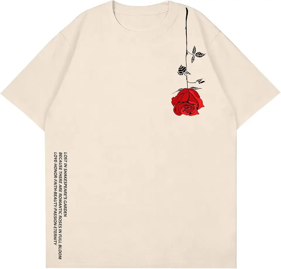 Mens Graphic Tees Oversized Creative Graffiti Short Sleeve Shirts Summer Casual Rapper Streetwear Y2k Tops Tshirt