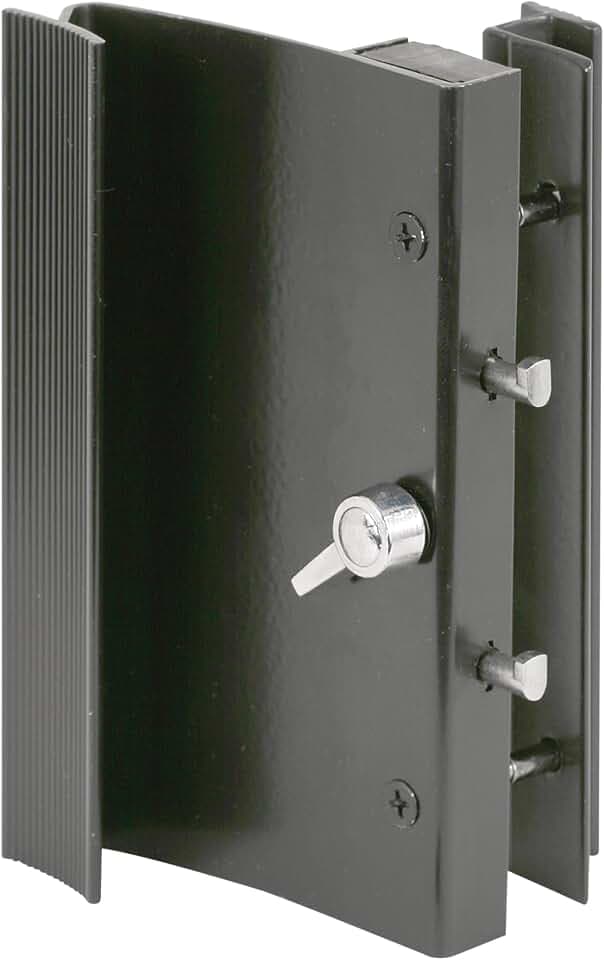 prime-line Produkte C 1015 Schiebetür Griff Set, schwarz Aluminium