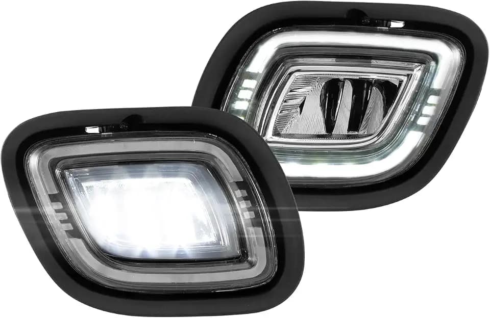 2PCS LED Modified Fog Lights Fit for Freightliner Cascadia 08-17