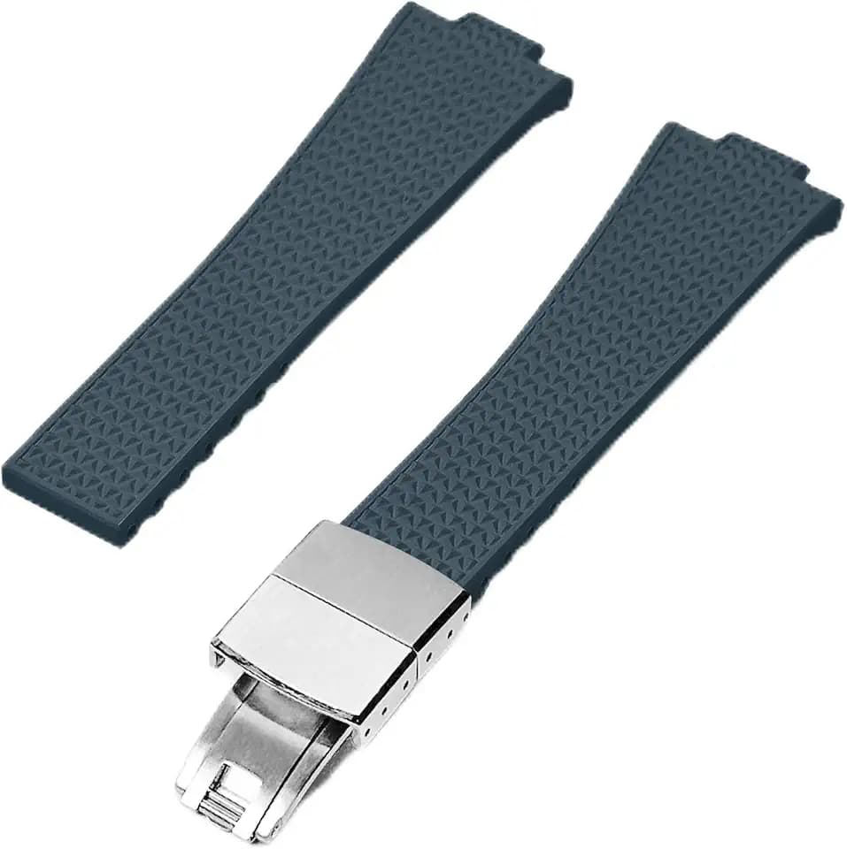 Brton Watch Bands - Rubber Watch Strap Quick Release Watchband Replacement for Tissot PRX 35/40mm Quartz/Powermatic 80 Automatic Versions Watches for Men and Women