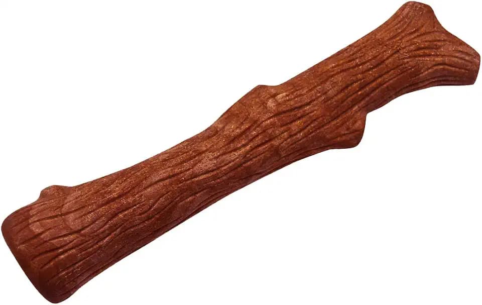 Petstages Hundekaustock - Mesquite Dogwood Hundeknochen - BBQ Geschmack - Langlebige Kaustange, Alternative zu Kauholz und Kaffeeholz - Mittel