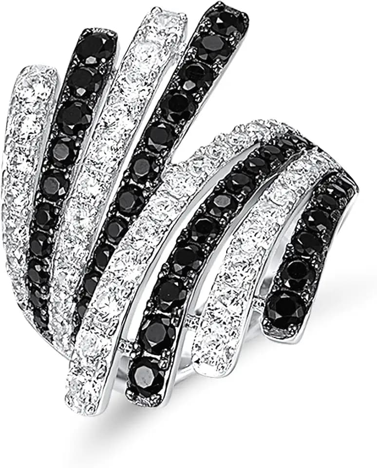 Santuzza 925 Sterling Silver Wing Shape Ring