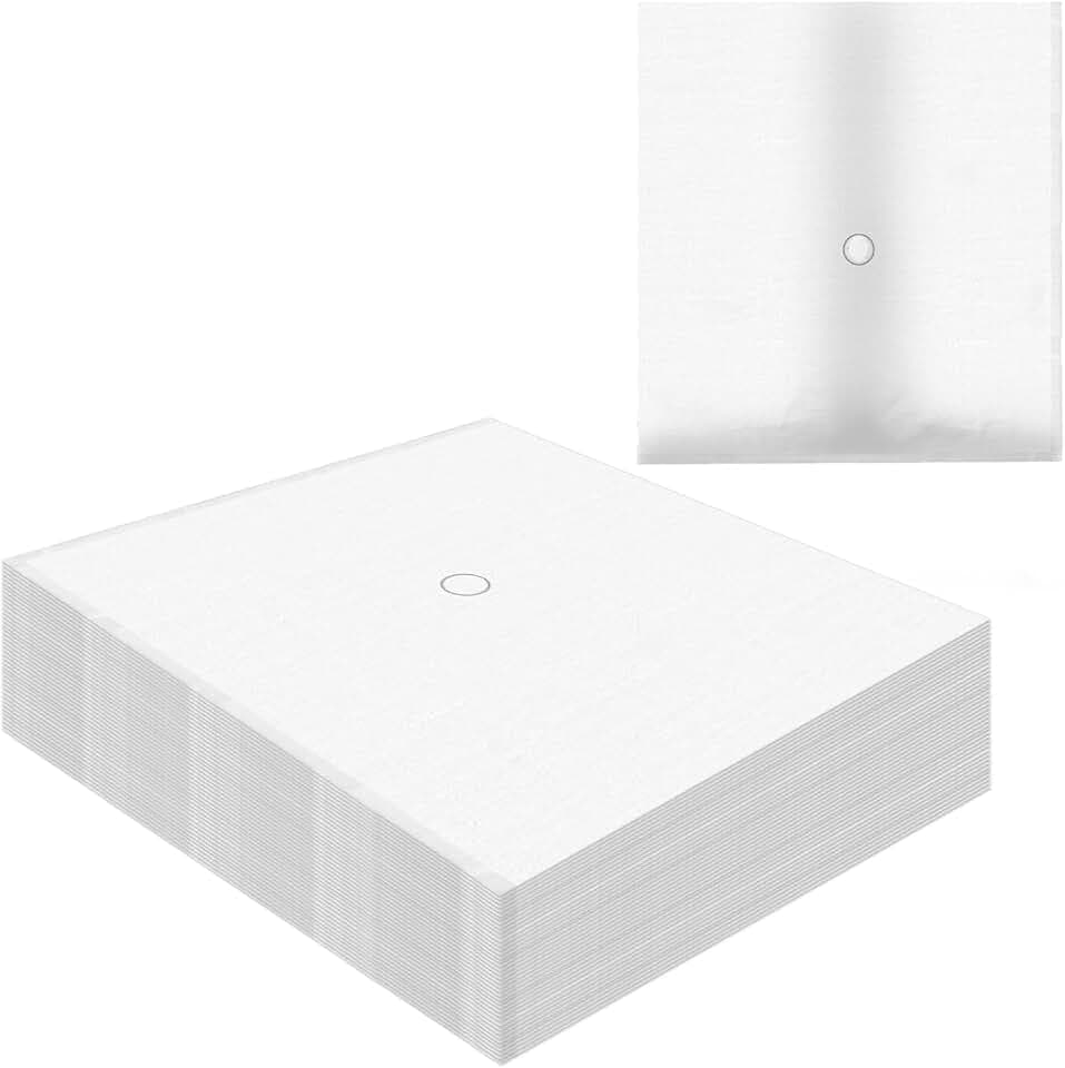 100 Pcs Envelope Style Fryer Filter Paper Compatible with Pitco PP10613