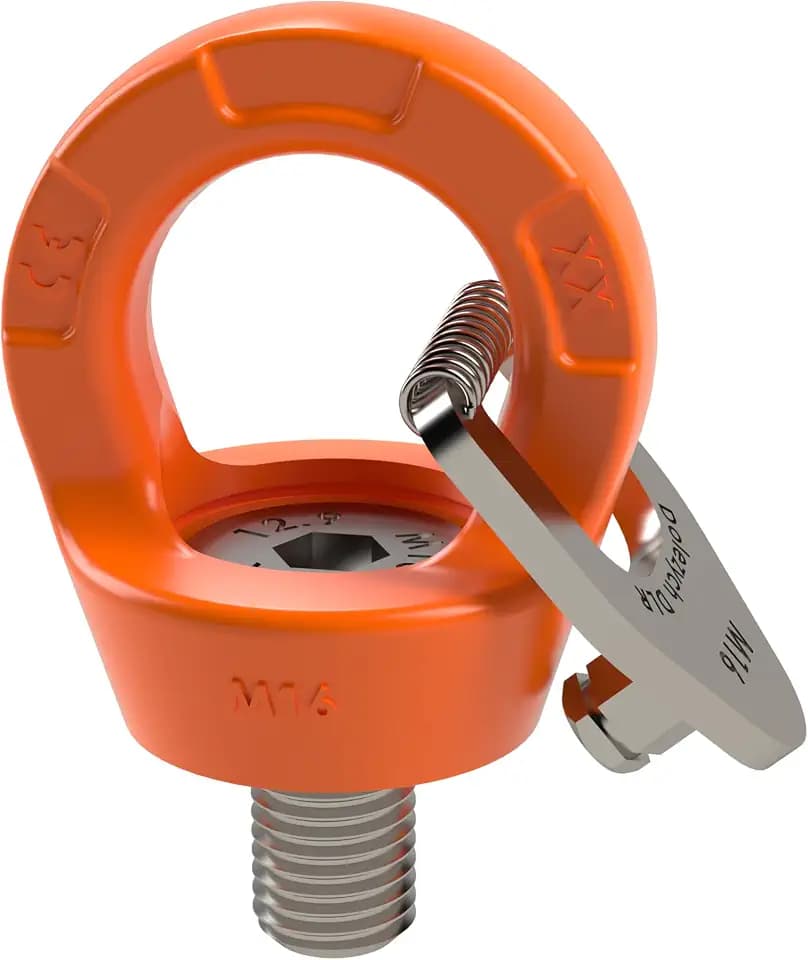 Dolezych Professionell Ringschraube mit Auge DLR, Tragfähigkeit 4500 kg, Gewinde M30 x 45 mm