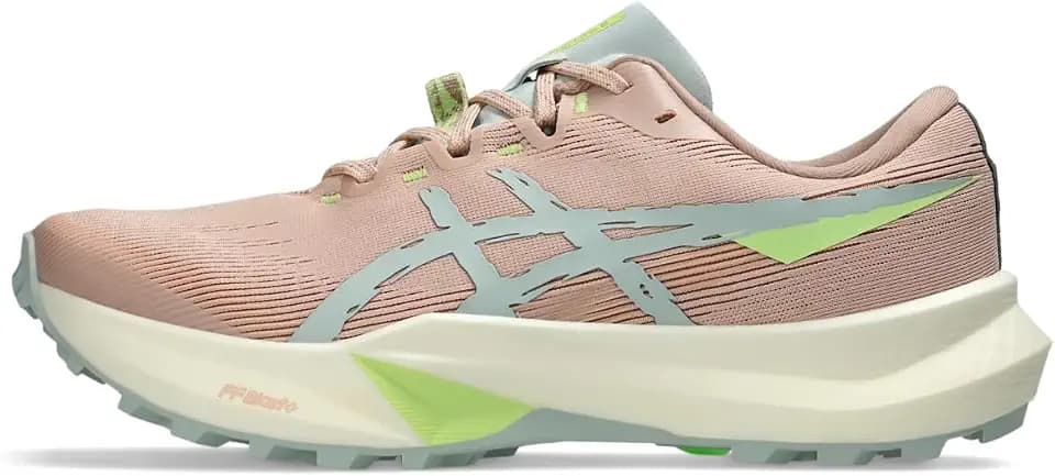 ASICS Women's Fuji LITE 6 Trail Running Shoes, 10, Pale Apricot/Lichen Rock