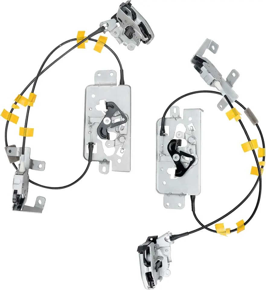 Rear Door Lock Latch & Cable (Left Driver & Right Passenger Side)