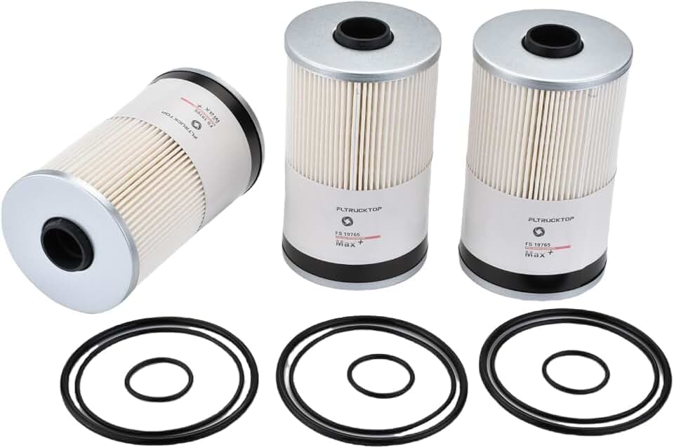 3PCS FS19765 Fuel Filter Water Separator for X12 X15 ISX12 ISX15