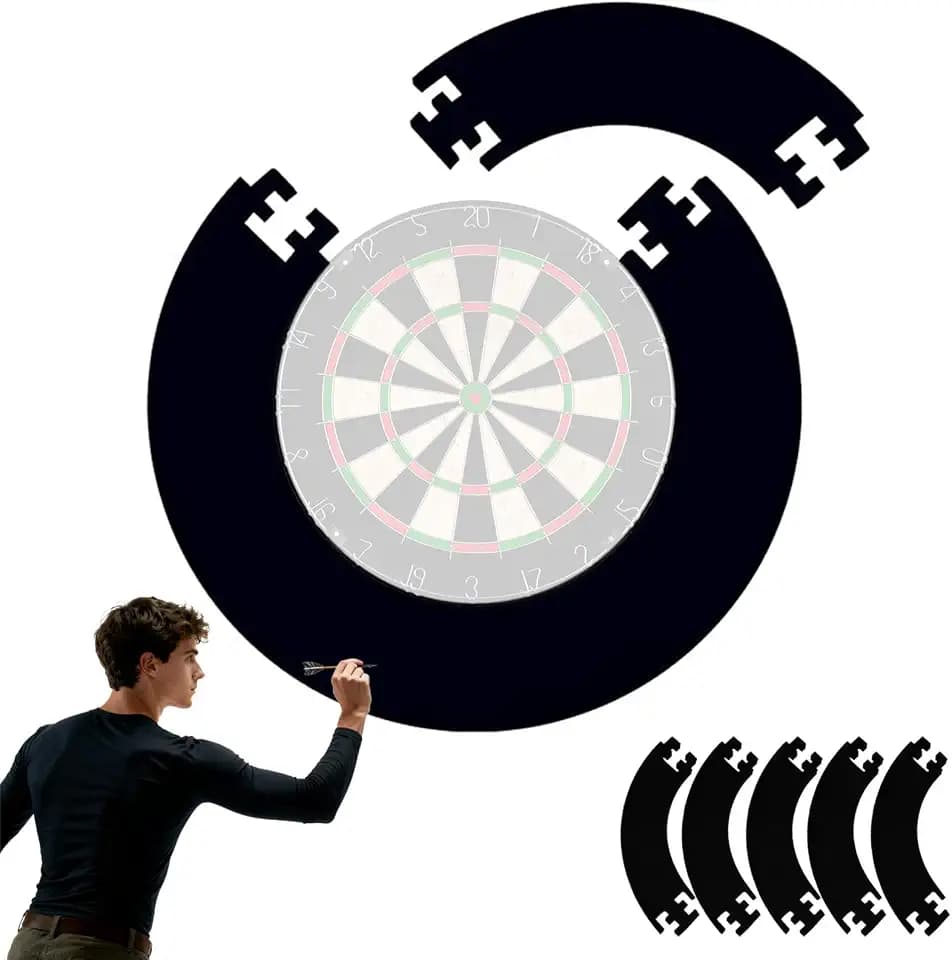 Dart Catchring Surround, 45cm Dartscheibe Schutzring, Dartscheibe Wand Schutz, Eva Dartscheiben Surround, für die Wandschutz Backboard Protection