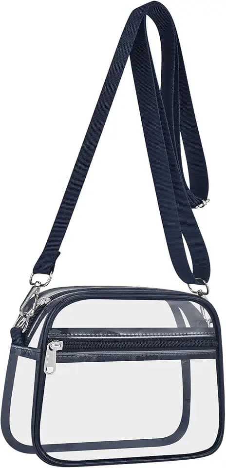 USPECLARE Clear Bag for Stadium Events Clear Sports Fan Handbags Purses