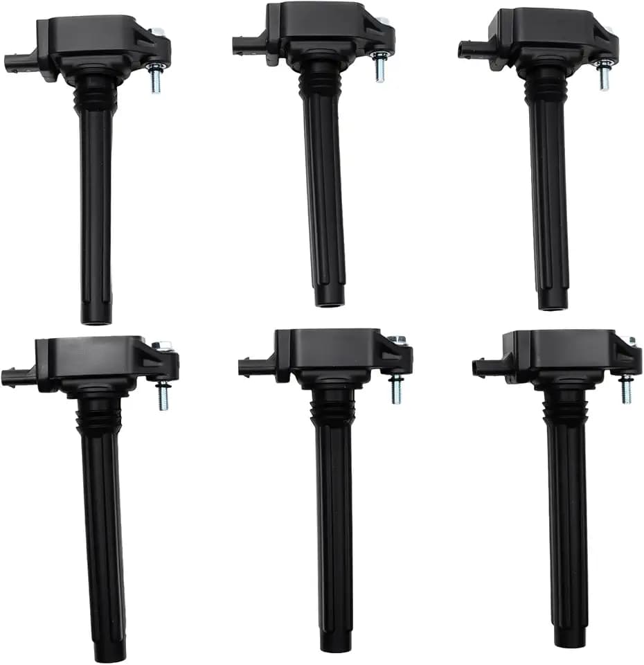 UF648 Set of 6 Ignition Coils Pack Fits for 2011-2020 Wrangler Grand Cherokee Avenger Charger Durango Dart Ram ProMaster Town&Country Routan Replaces 05149168AI, 2505484816, 0221504032