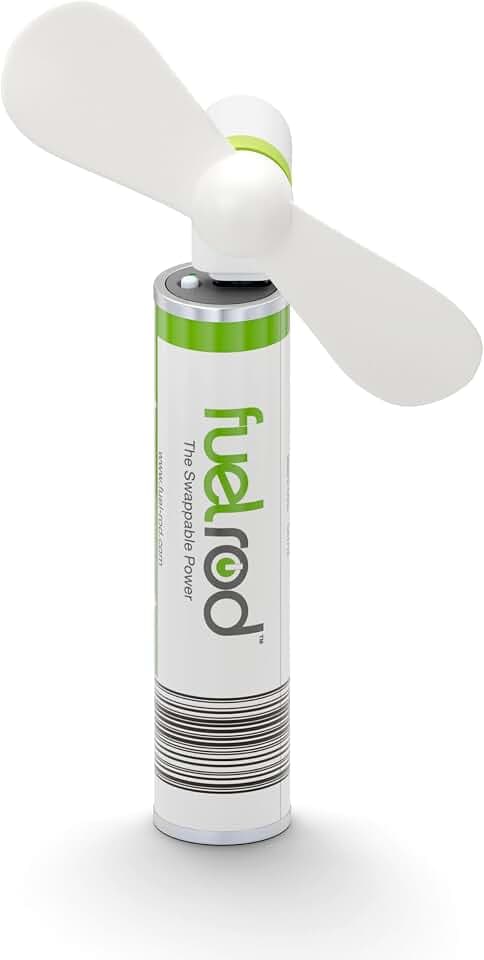 FuelRod Swappable Power Portable Charger Kit with USB-C Mini Fans