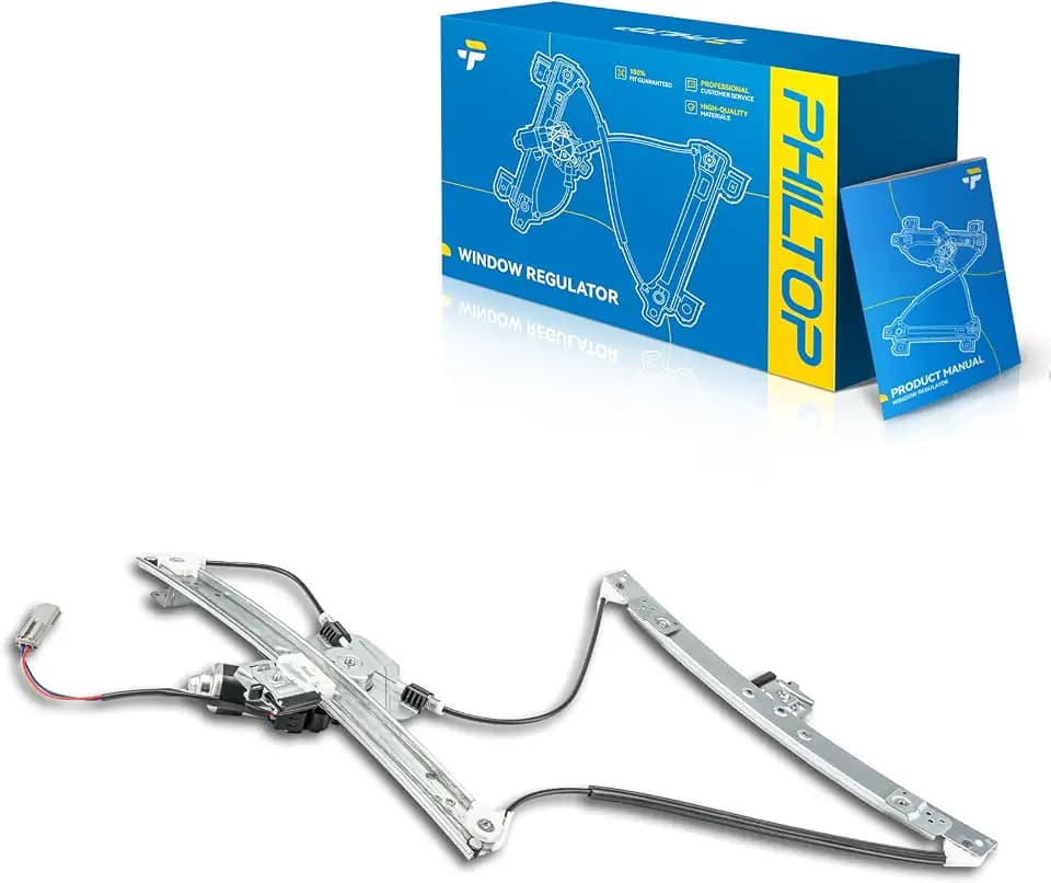 PHILTOP Front Right Power Window Regulator w/Motor Fit for 300 2005-2010
