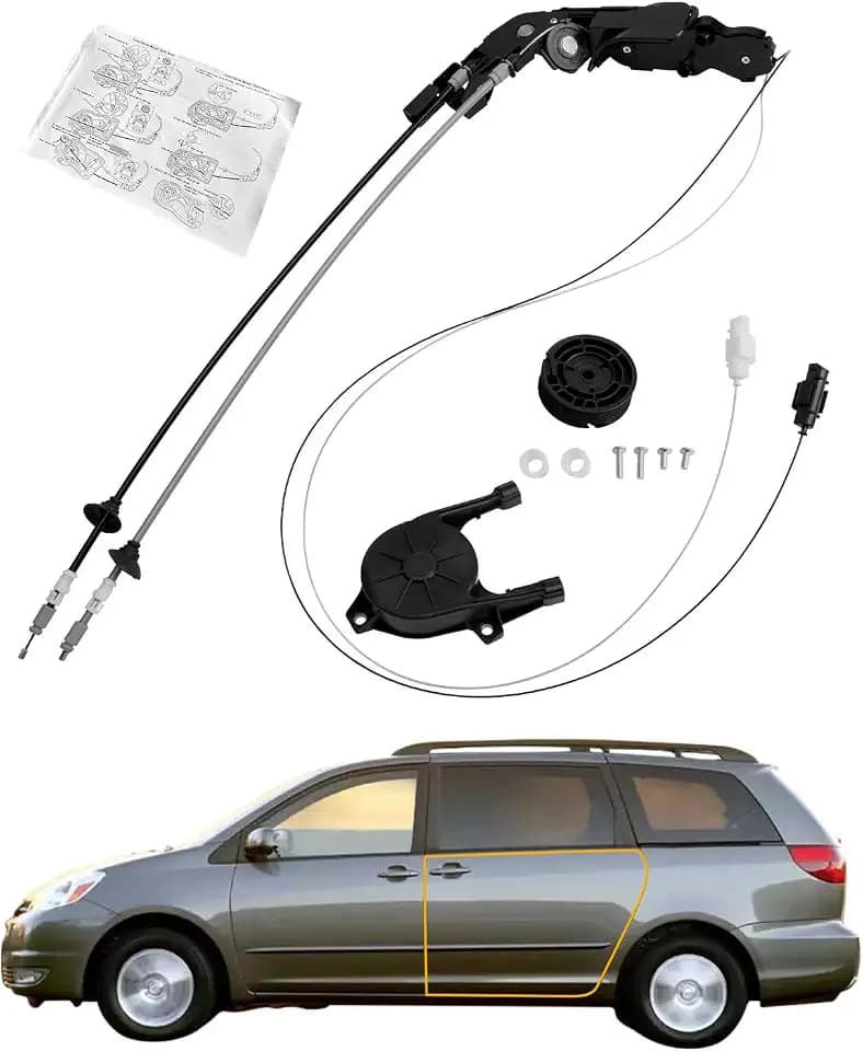 Sliding Door Cable Assembly, Fit for 2004-2010 Toyota Sienna 3.3L 3.5L V6