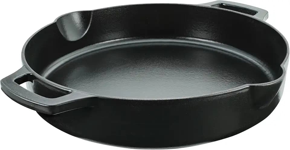 RÖSLE Grillpfanne VARIO Gusseisen Ø 35 cm emailliert, 4,5 l