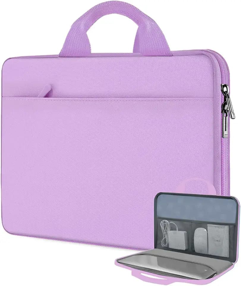 Hseok Laptop Case 13-13.3 inch Sleeve TSA Computer Handbag,Purple