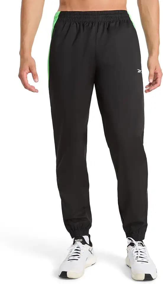 Reebok Men's Running Pant, Standard Fit, 31” Inseam, Lightweight Poly Fabric
